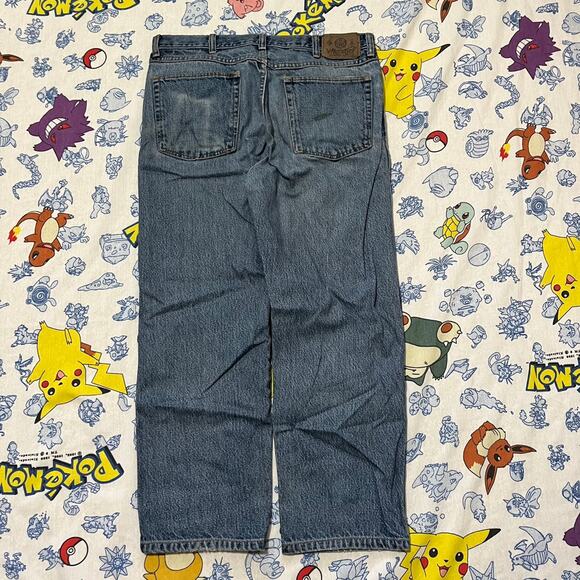Vintage 90s Wrangler Straight Cut Jeans 33x28 - Picture 2 of 4